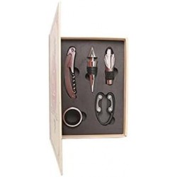 LIVRE SET A VIN 5 PIECES - KIKKERLAND