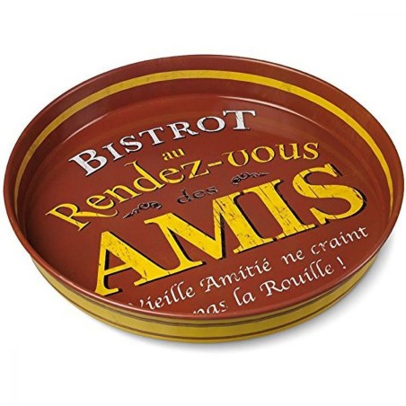 Plateau rond Bistrot des amis - Natives