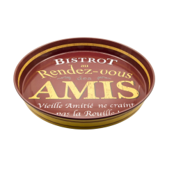 Plateau rond Bistrot des amis - Natives