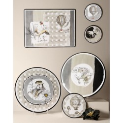 Assiette creuse papillon 22 cm URBAN Baci Milano
