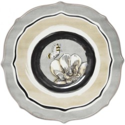 Assiette creuse papillon 22...