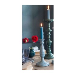 Bougeoir en métal 24 cm bleu – Pip Studio