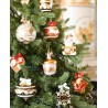 Tambourin Décoration de Noël Baci Milano Cosy Xmas Silver