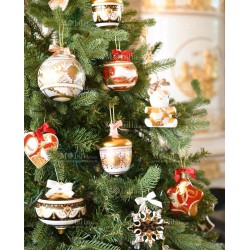 Décoration de Noël Étoile plate Baci Milano Cosy Xmas silver