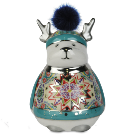 Diffuseur renne silver cosy Xmas Baci Milano