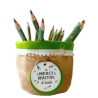 Lot de 3 sacs cache pot « Merci maitre d’école »