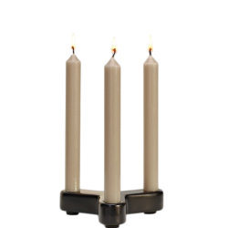 Bougie Bâton classique 20cm Taupe - Bougies la Française