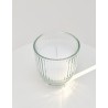 Photophore verre luisant avec bougie-Rechargeable - Bougie la Française