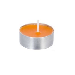 Bougie chauffe-plat orange...