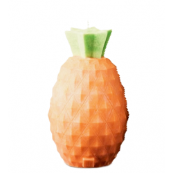 Bougie ananas Orange/vert -...