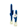 Duo flambeaux cactus Pètrol- Bougie la Francaise
