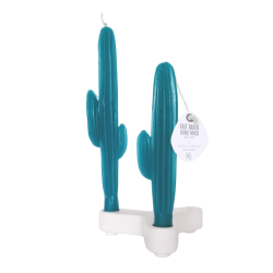 Duo flambeaux cactus Pètrol- Bougie la Francaise
