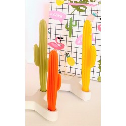 Duo flambeaux cactus safran - Bougie la Francaise
