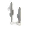 Duo flambeaux cactus gris - Bougie la Francaise