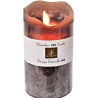 Bougie pilier LED en cire marron GM– Dekoratief