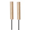 2 Bougies TOCHI Gold support blanc