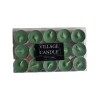 Boite de 15 lumignons vert foncé village candle