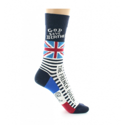 Chaussettes homme "God Save Berthe"