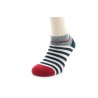 Socquettes Homme Rayures Bleue/blanche