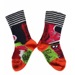 Chaussettes bébé orange 4...