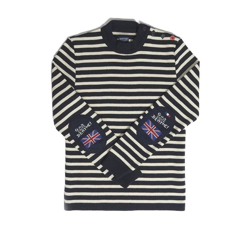 Pull marin rayé homme XXL God save Berth