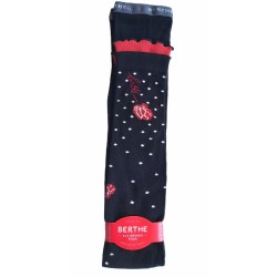 Leggings noir et rouge - Berthe Aux Grands Pieds