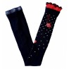 Leggings noir et rouge - Berthe Aux Grands Pieds