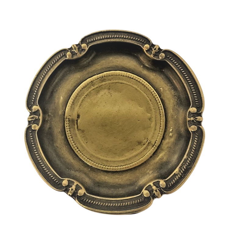 Coupelle ronde en métal doré Maryse à paris