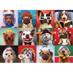 Puzzle 1000 pièces Chiens droles