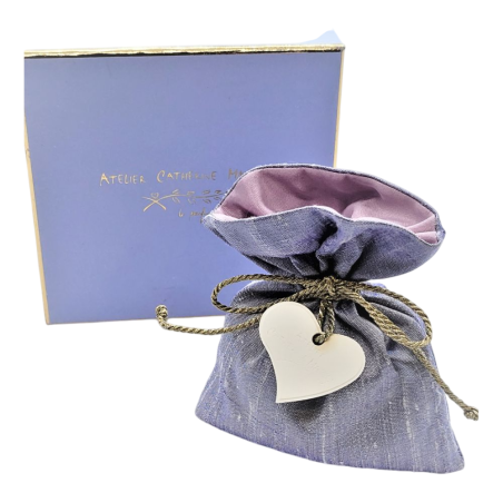 Pochon à parfumer violet – Atelier Catherine Masson