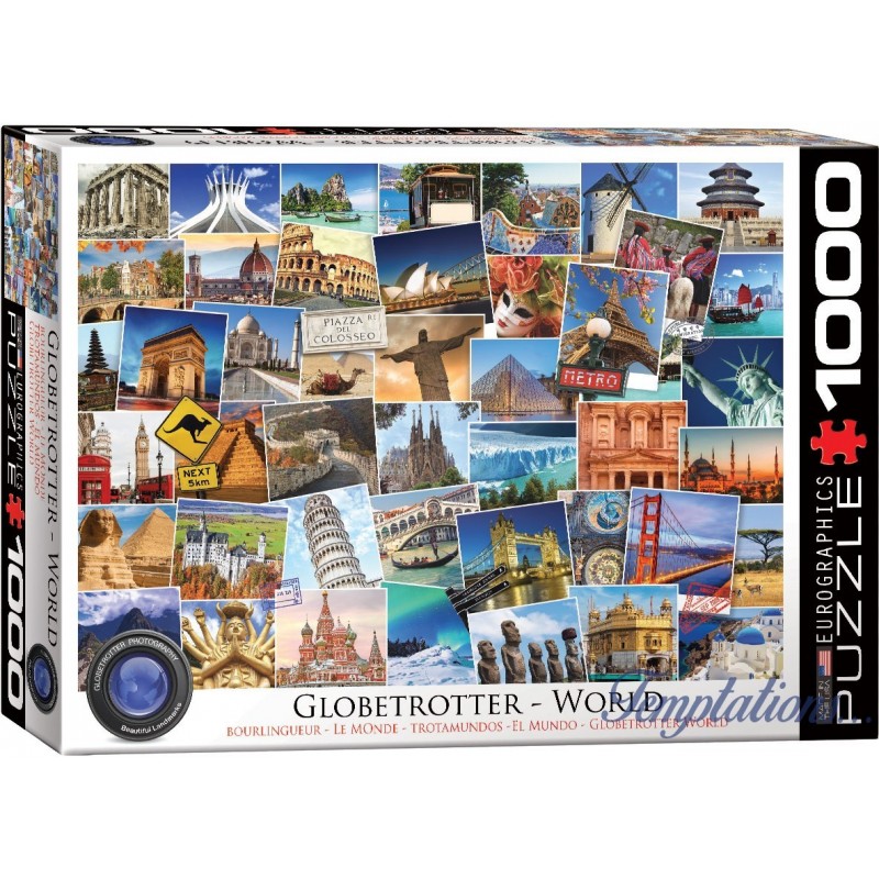 Puzzle 1000 pièces World Globetrotter