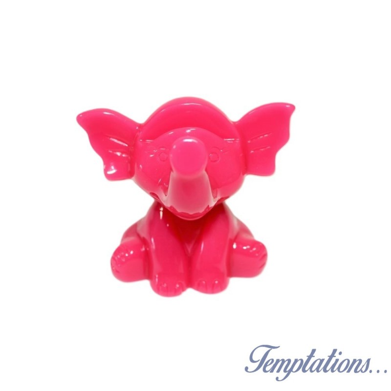 Porte lunettes éléphant rose