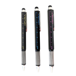 Stylo Tactile Multifonction CATWALK – Noir/jaune