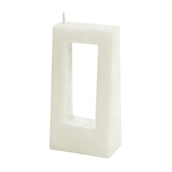 Bougie Alusi QUADRA UNA blanche