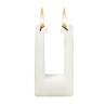 Bougie Alusi QUADRA UNA blanche