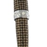 Mini stylo porte-clés or et noir avec strass - Catwalk