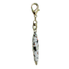 Mini stylo porte-clés Blanc avec oiseaux - Catwalk