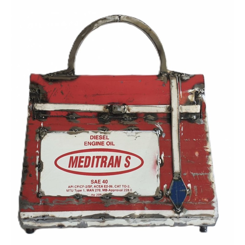 Sac Sculpture en métal "MEDITRAN'S"
