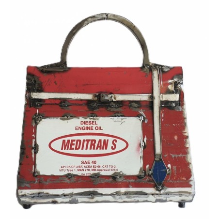 Sac Sculpture en métal "MEDITRAN'S"