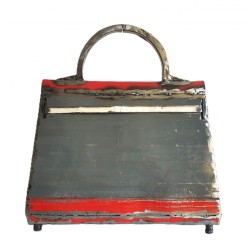 Sac Sculpture en métal "MEDITRAN'S"
