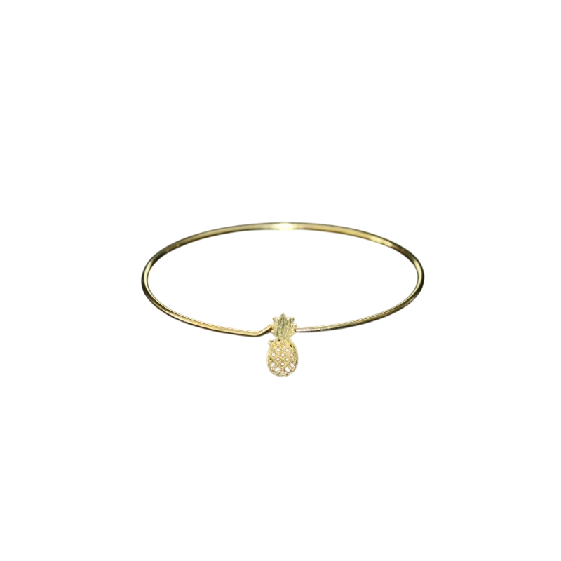 Bracelet jonc Ananas or Timi