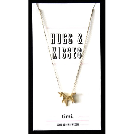 Collier Licorne or - Timi
