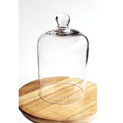 Cloche en verre soufflé...
