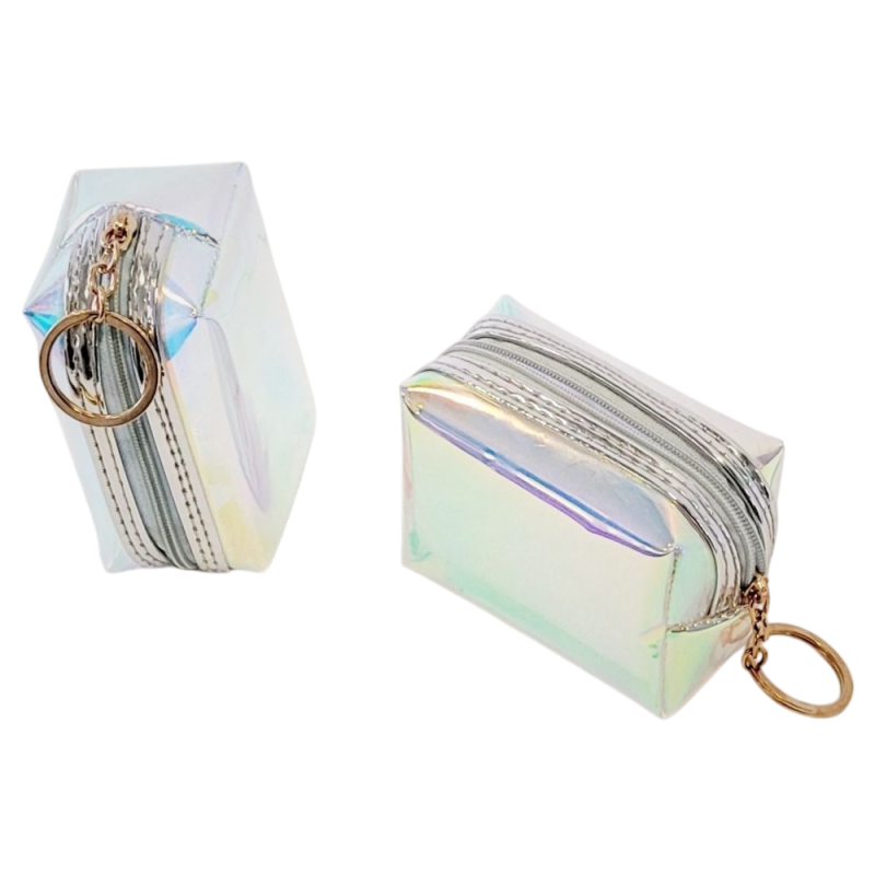 Porte-monnaie Irisé Argent