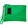 Pochette verte fluo "j'adore"
