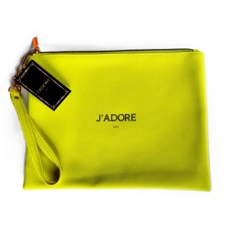 Pochette Jaune fluo "j'adore"