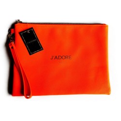 Pochette Orange fluo "j'adore"