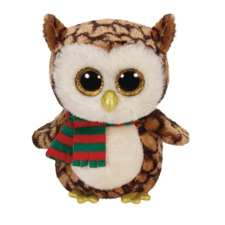 Peluche - hibou avec écharpe- Ty Beanie Boo's