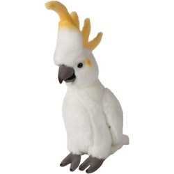 Peluche WWF oiseau tropical Blanc - 14 cm