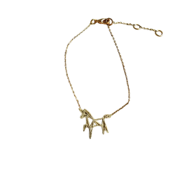 Bracelet chaine Licorne or...